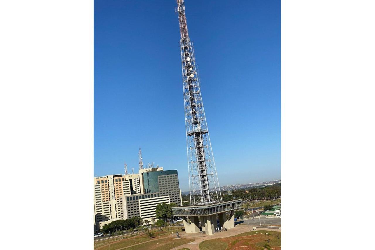 برازيليا Flat Encantador No 11º Com Vista Pra Torre De Tv المظهر الخارجي الصورة